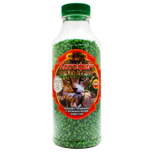 Котофеич 350 г, бутылка (зеленое зерно, арахис)