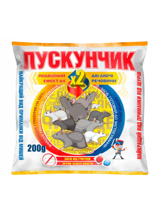 Щелкунчик 200 г, пакет (тесто)