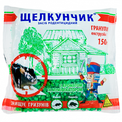 Щелкунчик 150 г, пакет (гранулы) - Родентициды