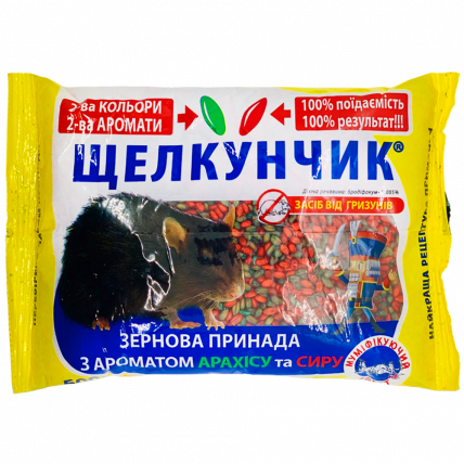 Щелкунчик 500 г, пакет (зерно микс) - Родентициды