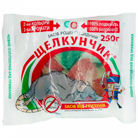 Щелкунчик 250 г, пакет (тесто, арахис-сыр)