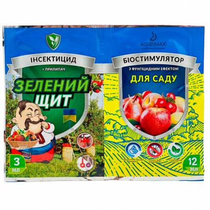 Зеленый щит для сада 3 мл + 12 мл - Инсектицид от тли