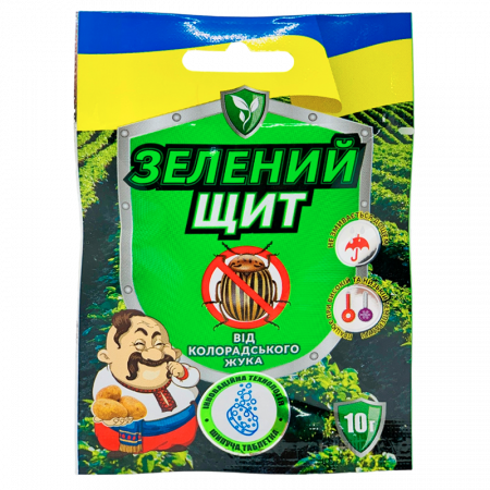 Зелений щит від колорадского жука 10 г (шипуча таблетка)