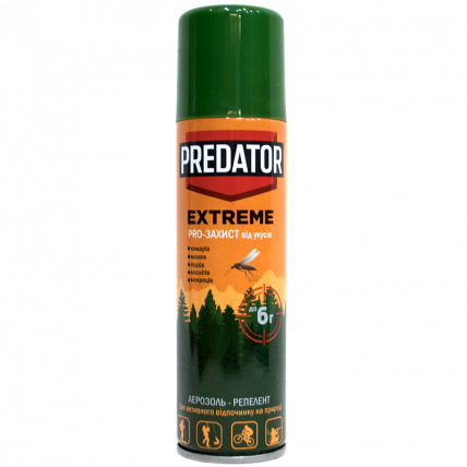 Аерозоль Predator Extreme від комарів та москітів 150 мл - Проти побутових комах
