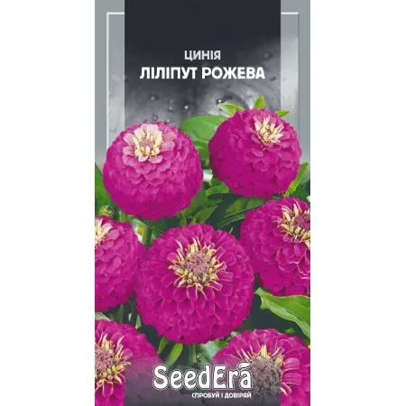 Цинія Ліліпут Рожева 0,5 г - Насіння