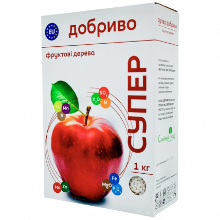 Супер Добриво для фруктових дерев 1 кг - Добрива та стимулятори