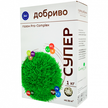 Супер Добриво для газону Pro-Complex 1 кг - Добрива та стимулятори