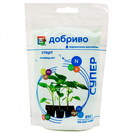 Супер Удобрение. Старт 250 г - Удобрения и стимуляторы