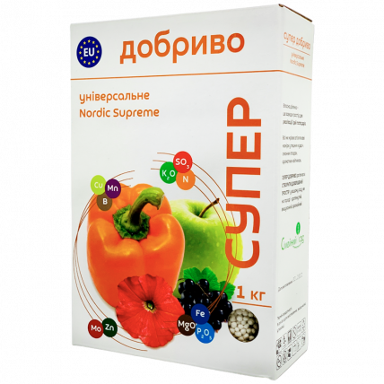 Супер Добриво універсальне Nordic Supreme 1 кг - Добрива та стимулятори