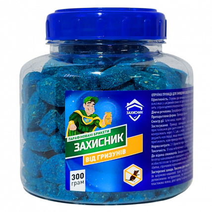Защитник 300 г, банка (брикет) - Родентициды